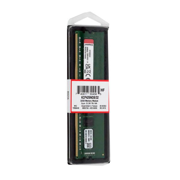 Kingston - Kingston製　KCP426ND8/32　DDR4 PC4-21300 32GB Kingston Kingston製 KCP426ND8/32 DDR4 PC4-21300 32GB [管理