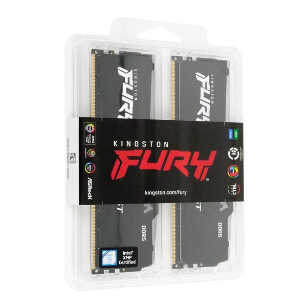 Kingston - Kingston製　KF556C40BBAK2-32　DDR5 PC5-44800 16GB 2枚組 excellar-plus_1000028542