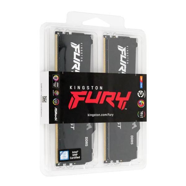 Kingston - Kingston製　KF552C40BBK2-32　DDR5 PC5-41600 16GB 2枚組 Kingston Kingston製 KF552C40BBAK2-64 DDR5 PC5-41600 32GB 2枚