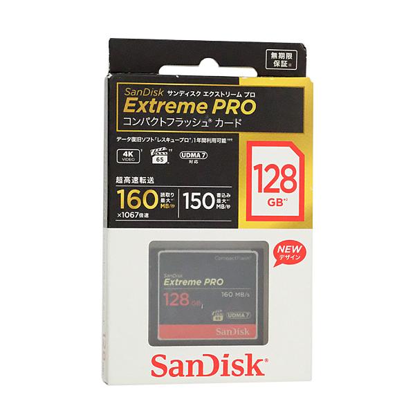 SanDisk - 【新品訳あり(箱きず・やぶれ)】 SANDISK　コンパクトフラッシュ SDCFXPS-128G-J61　128GB SanDisk 【新品訳あり(箱きず・やぶれ)】 SANDISK コンパクト