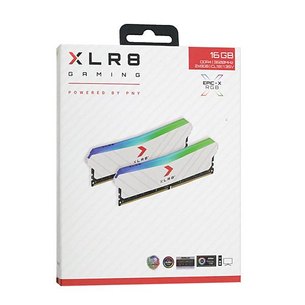 PNY　MD16GK2D4360016XRGBW　DDR4 PC4-28800 8GB 2枚組 PNY MD16GK2D4360016XRGBW DDR4 PC4-28800 8GB 2枚組 [管理