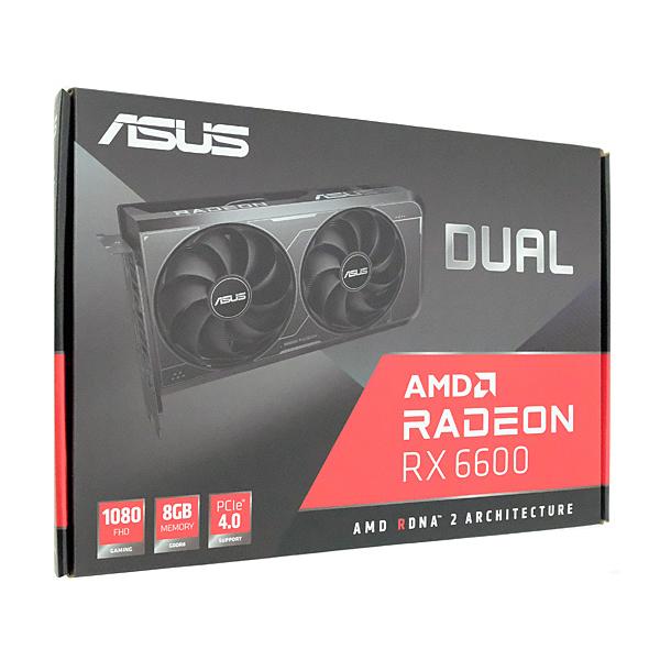 ASUS ASUSグラボ DUAL-RX6600-8G-V3 PCIExp 8GB [管理 ASUS ASUSグラボ DUAL-RX6600-8G-V3 PCIExp 8GB [管理