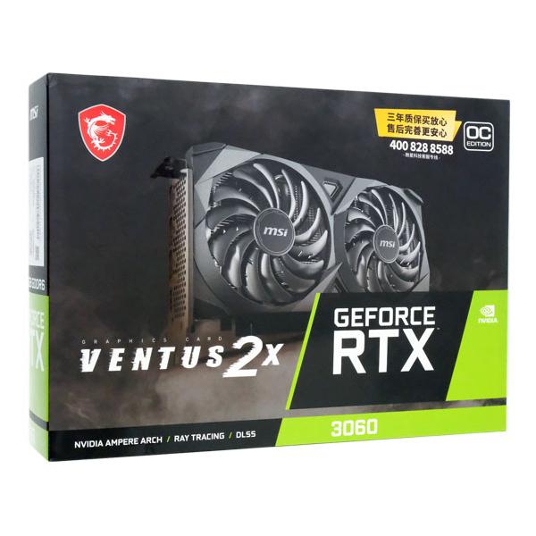 NVIDIA - MSI製グラボ　GeForce RTX 3060 VENTUS 2X 12G OC　PCIExp 12GB　並行輸入品 Amazon.com: MSI GeForce RTX 3060 Ventus 2X 12G OC, Gaming