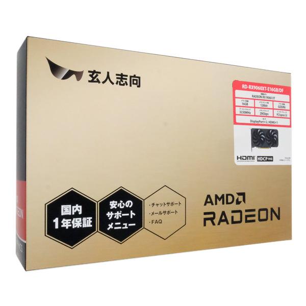 玄人志向グラボ RD-RX9060XT-E16GB/DF PCIExp 16GB [管理