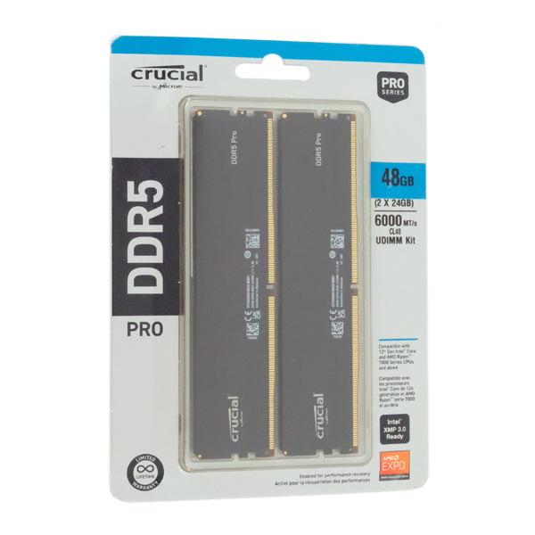 crucial CP2K24G60C48U5 DDR5 PC5-48000 24GB 2枚組 [管理