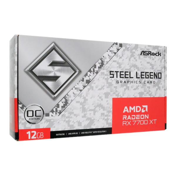 ASRock ASRock製グラボ Radeon RX 7700 XT Steel Legend 12GB OC