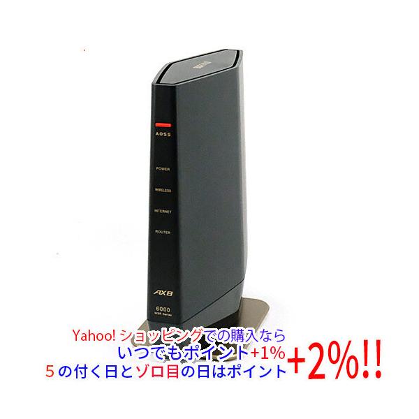 他サイト： BUFFALO バッファロー 無線LANルータ AirStation WSR-6000AX8P/NMB マットブラックの商品画像