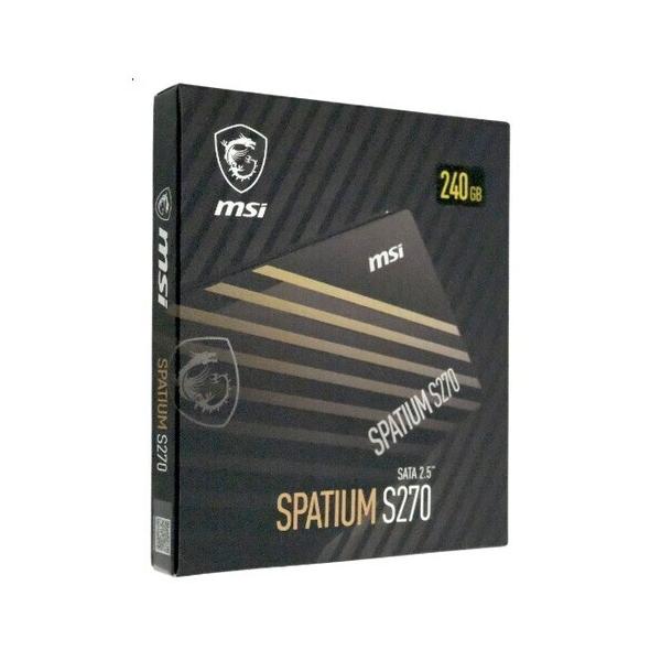 MSI SPATIUM S270 SATA 2.5 240GB（SPATIUM S270 SATA 2.5 240GB）