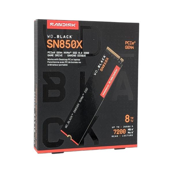 爆買Sandisk WD Black SN850X WDS800T2X0E 8TB : エクセラープラス