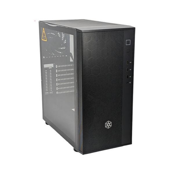 爆買【新品(開封のみ)】 SILVERSTONE PCケース SST-FAR1B-G-V2 ブラック