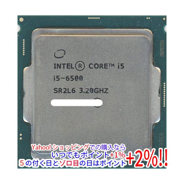 【商品名：】Core i5 6500 3.2GHz 6M LGA1151 65W SR2L6　／　【商品状態：】動作確認済の中古品です。／ ／ ※中古品ですので、傷、汚れ等ある場合がございます。ご理解の上、ご検討お願いします。　／　【検索用...