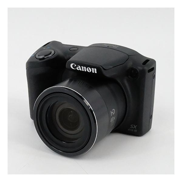 【中古】Canon製 PowerShot SX410 IS ブラック 2000万画素 [管理:1050015096]