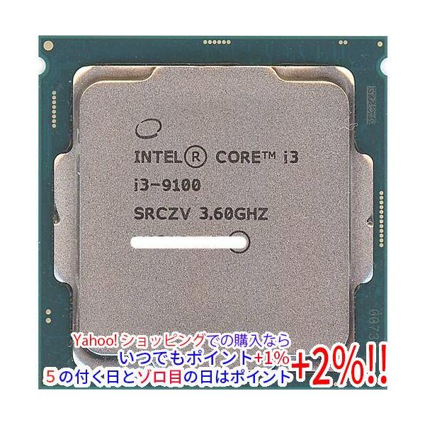 【商品名：】Core i3 9100 3.6GHz 6M LGA1151 65W SRCZV　／　【商品状態：】動作確認済の中古品です。／ ／ ※中古品ですので、傷、汚れ等ある場合がございます。ご理解の上、ご検討お願いします。　／　【検索用...