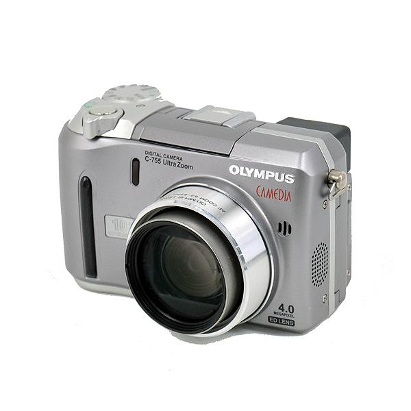 【中古】OLYMPUS デジタルカメラ CAMEDIA C-755 Ultra Zoom 元箱あり ...