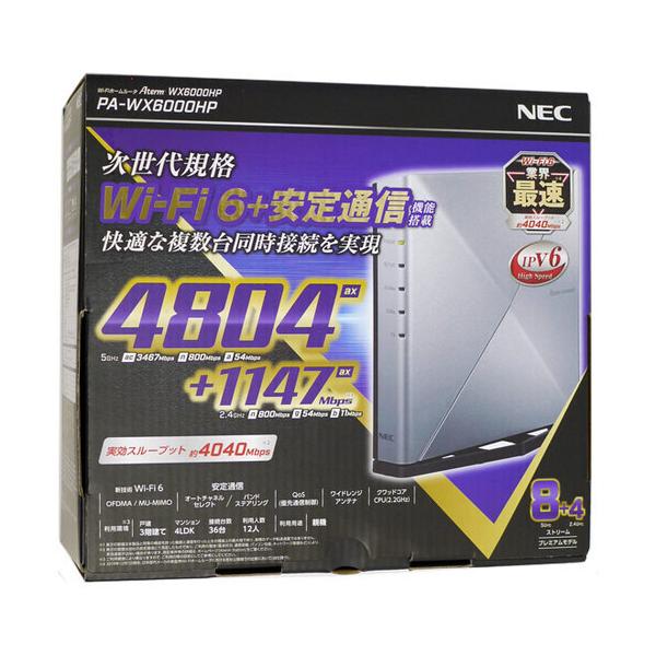 Aterm 【中古】NEC製 無線LANルーター PA-WX6000HP 元箱あり
