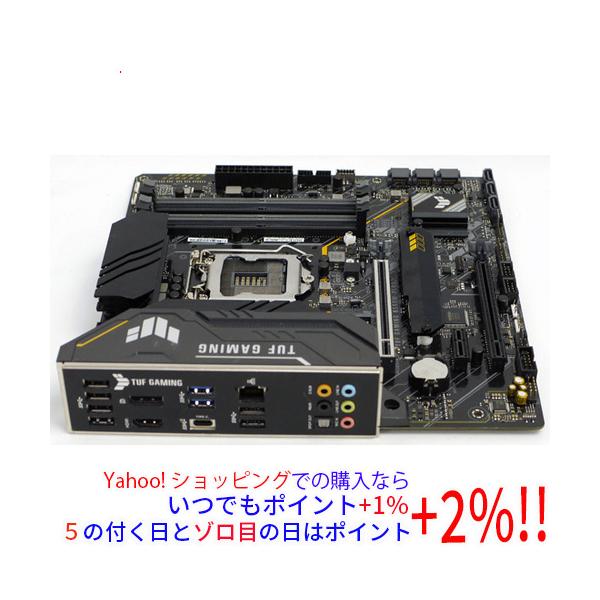 【中古】ASUS製 MicroATXマザーボード TUF GAMING B560M-PLUS LGA1200