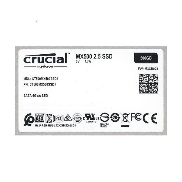 crucial MX500 【中古】crucial 2.5インチ 内蔵型 SSD CT500MX500SSD1