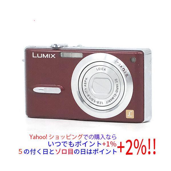 LUMIX 【中古】Panasonic DMC-FX9-R レッド/600万画素 液晶画面いたみ