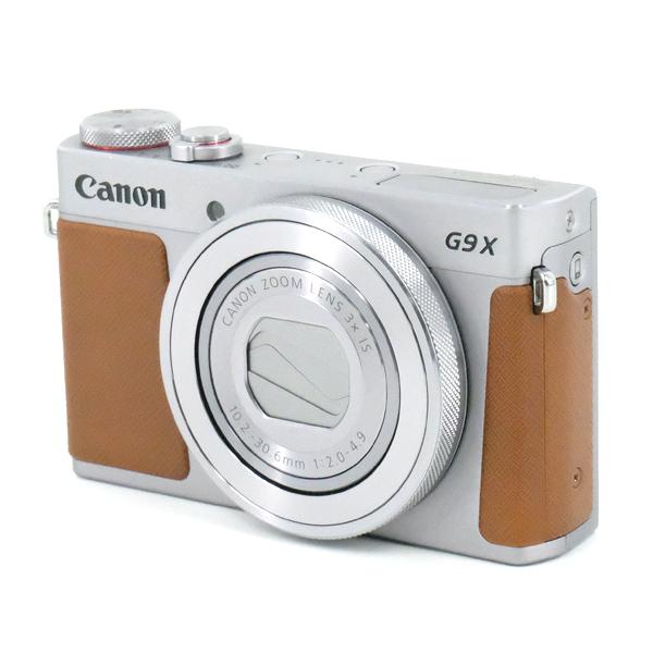 【中古】Canon製 PowerShot G9 X シルバー 2020万画素 本体のみ 液晶画面いたみ [管理:1050025860]