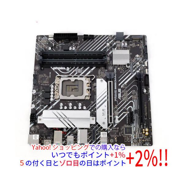 【商品名：】ASUS製 MicroATXマザーボード PRIME B660M-AJ D4 LGA1700　／　【商品状態：】動作確認済の中古品です。／ ／ ※中古品ですので、傷、汚れ等ある場合がございます。ご理解の上、ご検討お願いします。　...