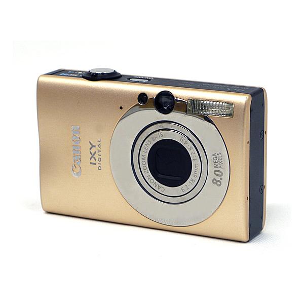 【中古】Canon製 IXY DIGITAL 20IS キャメル 800万画素 バッテリーなし [管理:1050025930]