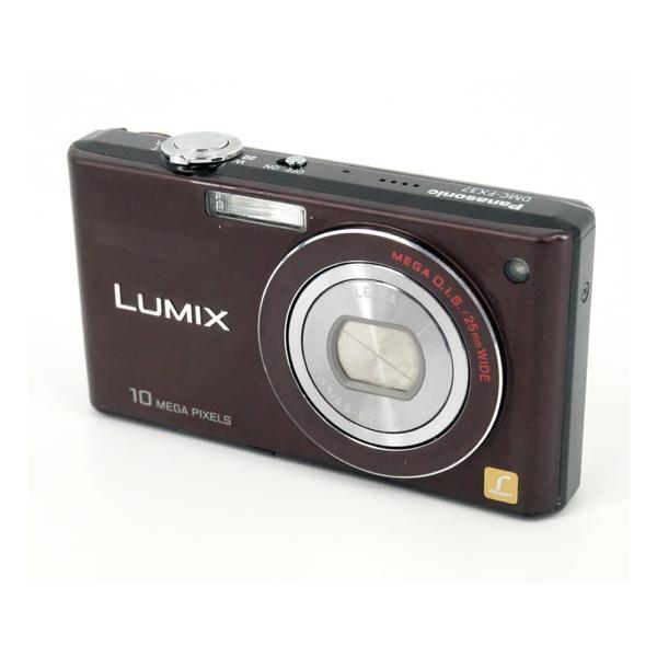 【動作確認済み】Panasonic LUMIX DMC-FX37 デジタルカメラ LUMIX 【中古】Panasonic DMC-FX37-T ブラウン/1010万画素 本体