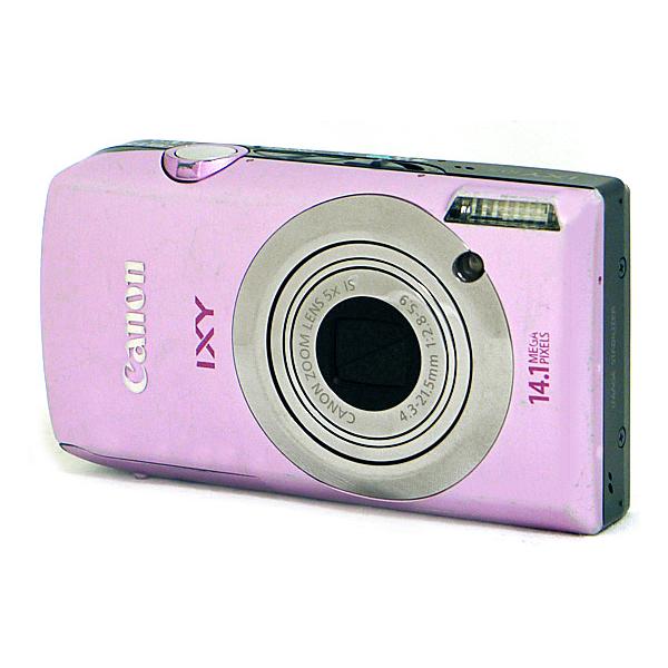 Canon IXY 10S ピンク PC1467 動作確認済　中古良品 中古】Canon製 デジタルカメラ IXY 10S ピンク 1410画素 本体