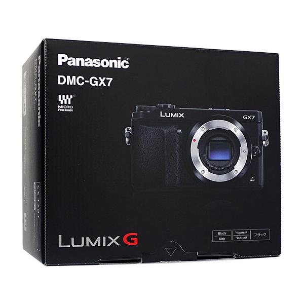 【中古】Panasonic LUMIX DMC-GX7-K ボディ ブラック 元箱あり [管理:1050026677]