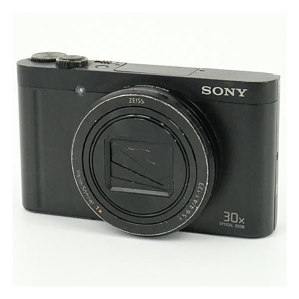 【中古】SONY製 Cyber-shot DSC-WX500 ブラック/1820万画素 本体いたみ [管理:1050026827]