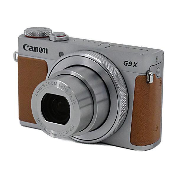 【中古】Canon製 PowerShot G9 X Mark II シルバー 2010万画素 本体のみ [管理:1050027101]