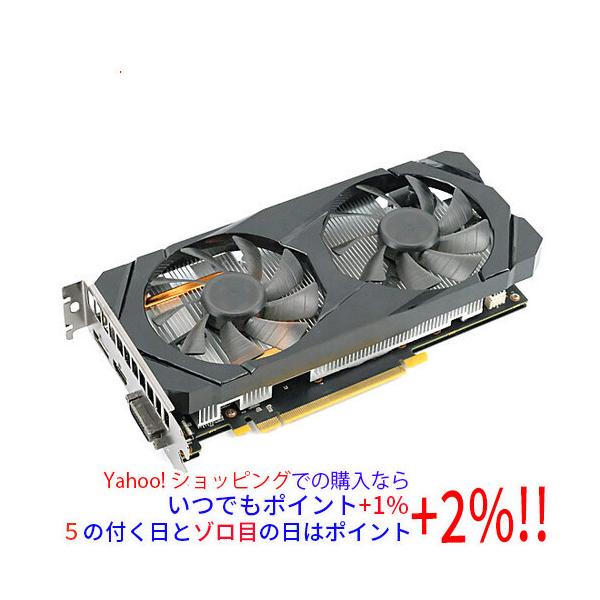 中古】玄人志向グラボ GF-GTX1660Ti-E6GB/DF PCIExp 6GB : エクセラー