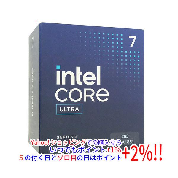 中古】Core Ultra 7 265 2.4GHz LGA1851 SRQCX 元箱あり : エクセラー