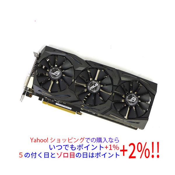 【商品名：】ASUS製グラボ ROG STRIX-GTX1080-8G-GAMING PCIExp 8GB　／　【商品状態：】動作確認済みの中古品です。／ ／ ※中古品ですので、傷、汚れ等ある場合がございます。／ ご理解の上、ご検討お願いし...