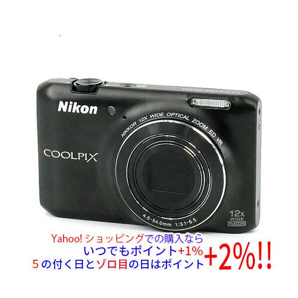 中古】Nikon製☆デジカメ COOLPIX S6400☆ブラック/1602万画素☆液晶