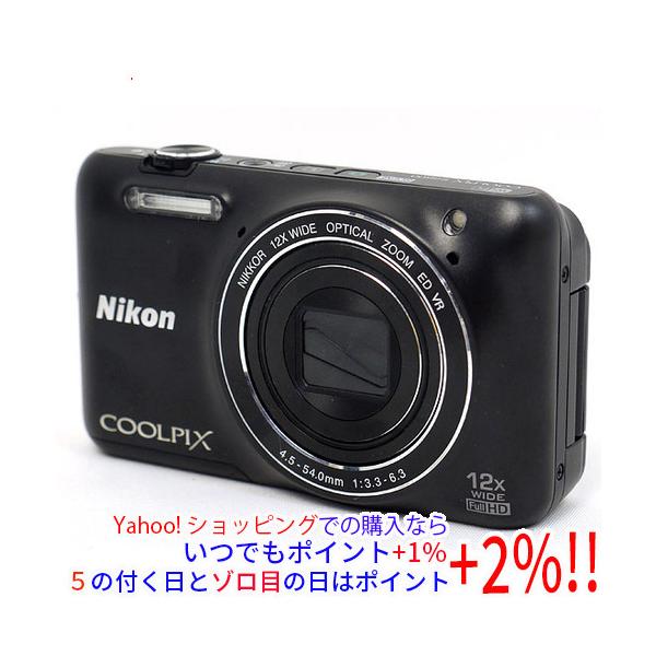 COOLPIX S 【中古】Nikon製 デジカメ S6600 ブラック/1602万画素