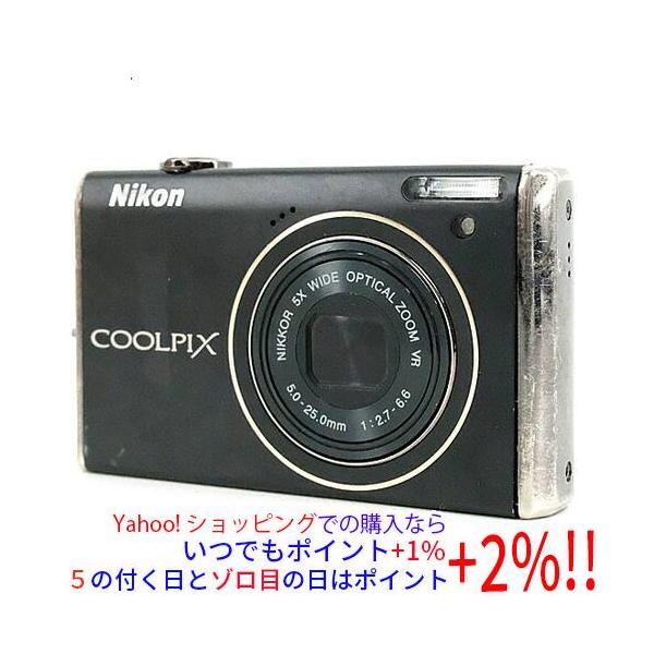 COOLPIX S 【中古】Nikon デジカメ S640 ブラック/1220万画素 本体のみ