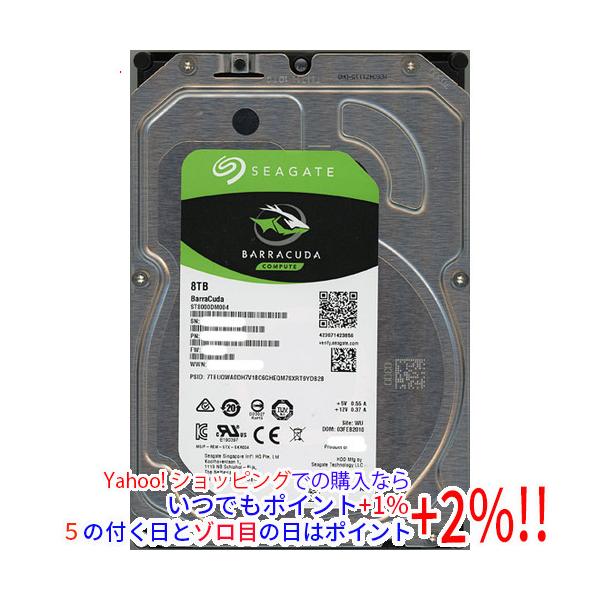 爆買【中古】SEAGATE HDD ST8000DM004 8TB SATA600 40000〜41000時間 