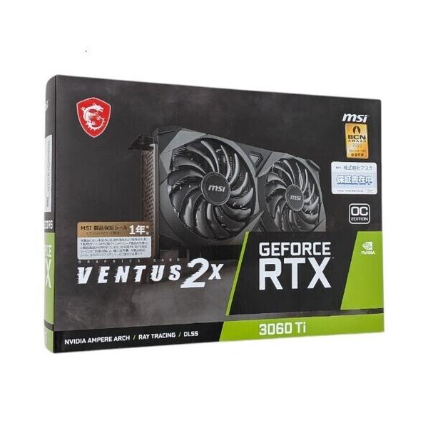 爆買【中古】MSI グラボ GeForce RTX 3060 Ti VENTUS 2X OCV1 PCIExp