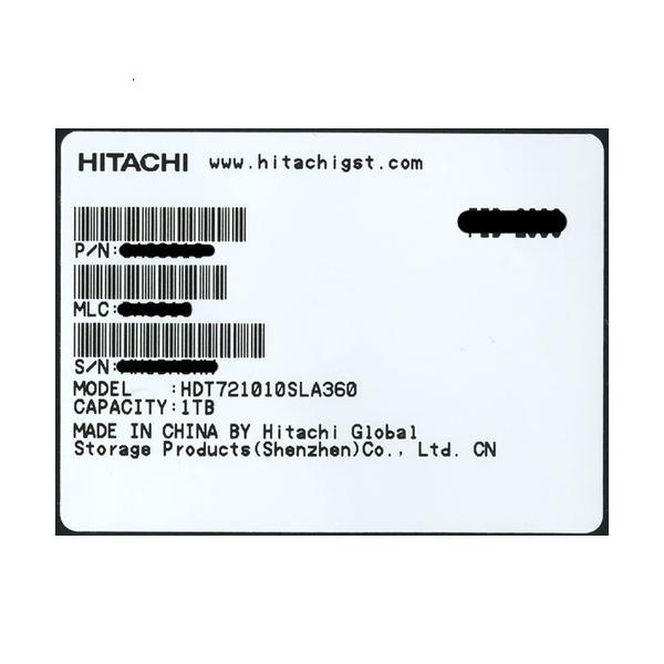 爆買【中古】HITACHI HDD HDT721010SLA360 1.0TB SATA300 7200 100〜200時間以内