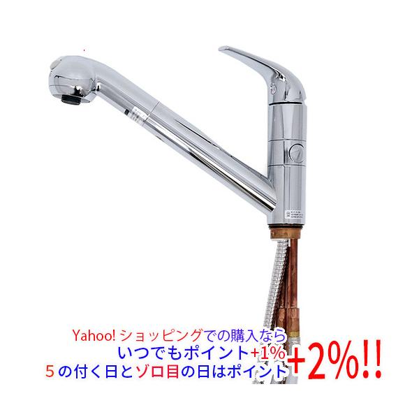 三栄水栓 シングルワンホール混合栓 K87000BTJV-13 [管理