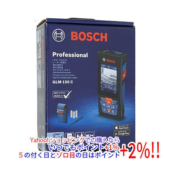【商品名：】BOSCH レーザー距離計 GLM150C　／　【商品状態：】新品　／　【検索用キーワード：】≪レーザー距離計≫ GLM150C　／　【型番：】GLM150C　／　【商品説明：】●大きく見やすいカラー液晶画面を採用、操作ヘルプ画...