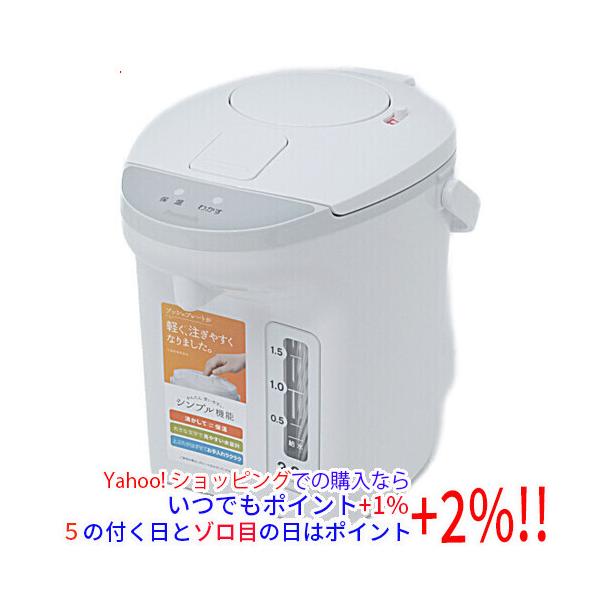【商品名：】ピーコック 電気ポット 2.2L WZP-22 ホワイト　／　【商品状態：】新品です。　／　【検索用キーワード：】≪電気ポット 電気ケトル ピーコック魔法瓶工業≫ WZP-22　／　【型番：】 WZP-22　／　【仕様：】 [基...