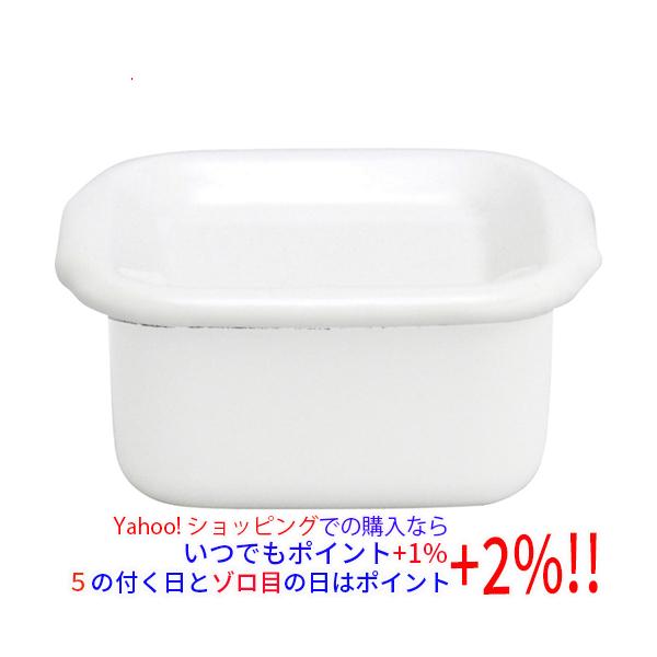 【商品名：】野田琺瑯 保存容器 ホワイトシリーズ スクウェア 琺瑯蓋付 Sサイズ WSH-S　／　【商品状態：】新品　／　【検索用キーワード：】≪即納≫ ホワイトシリーズ スクウェア 琺瑯蓋付 Sサイズ WSH-S　／　【型番：】 WSH-...