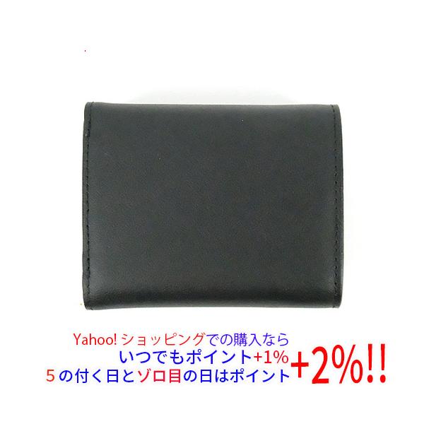 無印良品（MUJI） 植物由来素材を使った 三つ折り財布 黒 : エクセラー