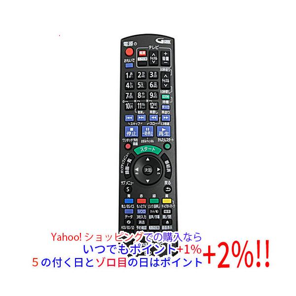 【中古】「非常に良い」パナソニック DVD・TVリモコン N2QAKB000049 蓋無 excellar-plus_1150005976