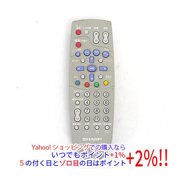SHARP（シャープ） 【中古】SHARP製 BSチューナー TU-HD1用リモコン