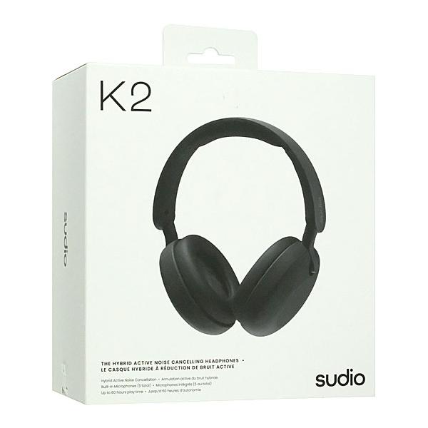 sudio ワイヤレスヘッドホン 黒 Sudio K2 Pro ブラック | 密閉型ハイブリッドアクティブノイズ