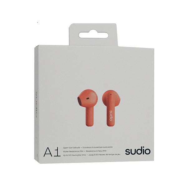 新品未使用 sudio ワイヤレスイヤホン 爆買Sudio 完全ワイヤレスイヤホン Sudio A1 SD-1704 シエナレッド 未