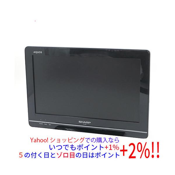 【商品名：】SHARP 16V型 LED液晶テレビ AQUOS LC-16K5-B リモコン・スタンドなし　／　【商品状態：】動作確認済の中古品です。／／※スタンドはありません。／ ／ ※中古品ですので、傷、汚れ等ある場合がございます。ご理...