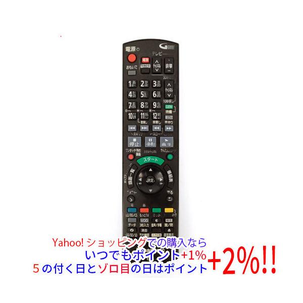 中古】Panasonic ブルーレイディスクレコーダー用リモコン